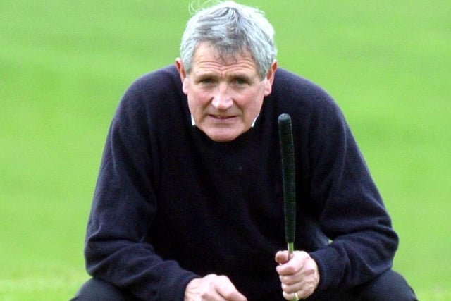 Norman Hunter during the Leeds United golf day at Rudding Park in March 2005.