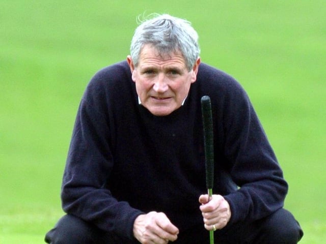 Norman Hunter during the Leeds United golf day at Rudding Park in March 2005.