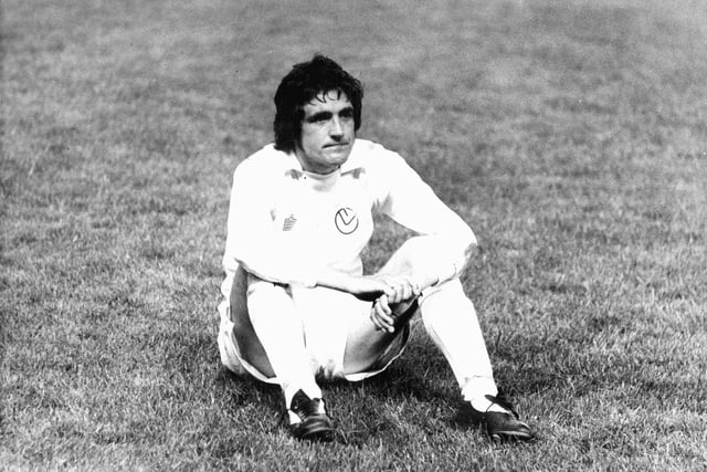 A devastated Norman Hunter at full time in Paris after Leeds United were beaten By Bayern Munich in the 1975 European Cup final.