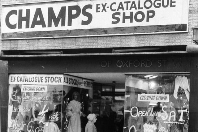 Champs ex-catalogue shop on Duncan Street in the city centre was holding a closing down sale.