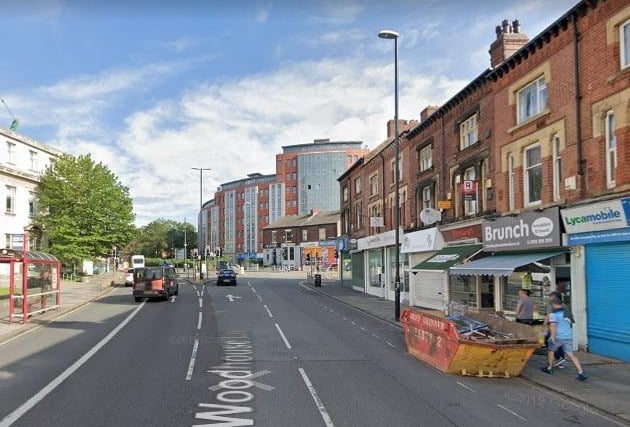 Woodhouse Lane (Leeds-Little London and Woodhouse), 13 serious collisions;