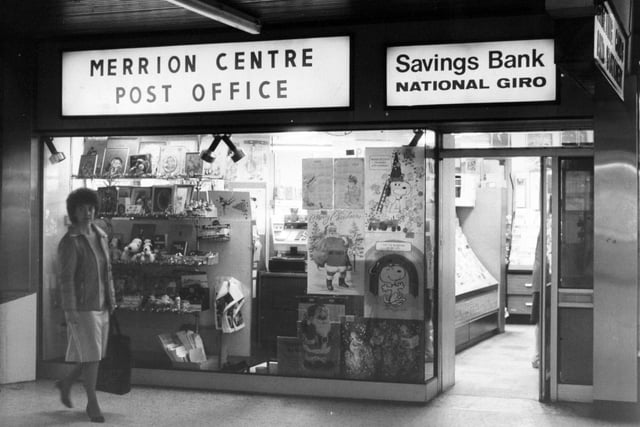 The Post Office in the Merrion Centre was under the threat of closure.