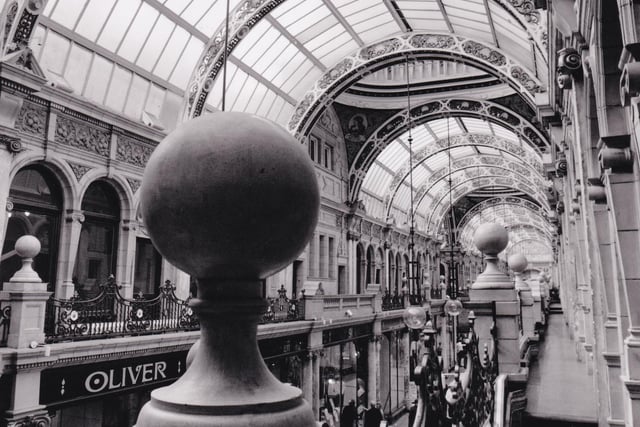 The newly restored arcade in 1990. Were you shopping here back then?