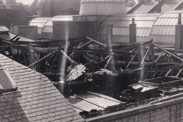 Do you remember the fire which burned out the arcade's roof in May 1974?