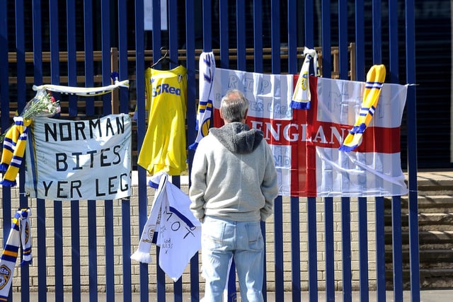 Fans remember legend Norman Hunter. Picture by Simon Hulme.