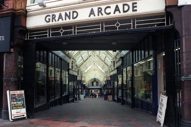 Built in 1897 it originally consisted of two parallel arcades running between Vicar Lane and New Briggate, with a cross passage onto Merrion Street.