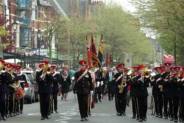 St George's Day parade and celebrations in Lytham from 2011