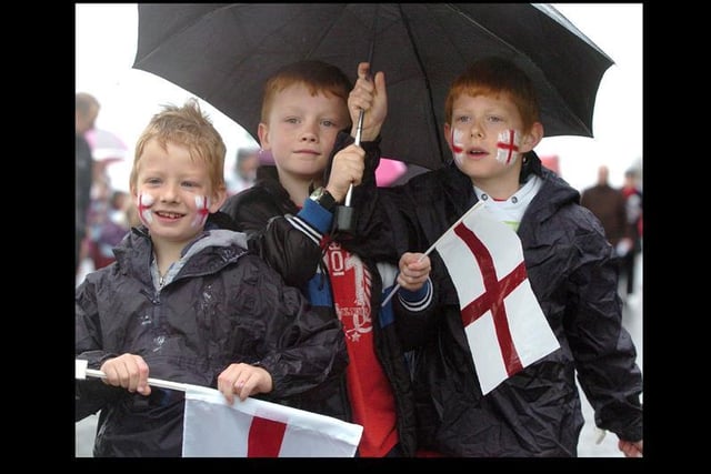 St George's Day parade through Lytham from 2012