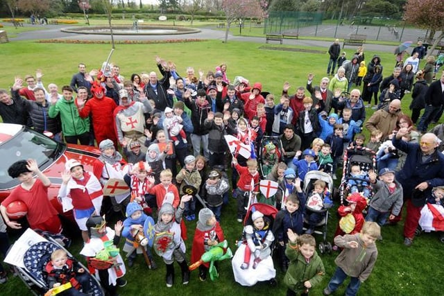 St George's Day parade in Lytham from 2015
