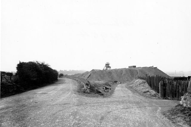 A view looking south west along Old Run Road towards Middleton Colliery.
