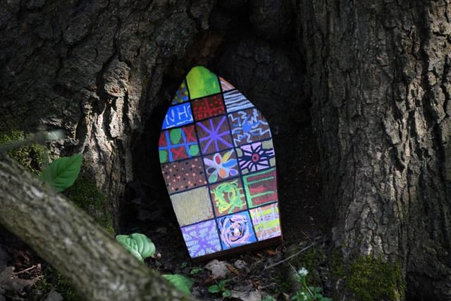 Fairy doors have sprung up in Buckshaw Wood