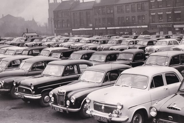 Does anyone know which city centre car park this photo was taken at in the mid 1950s?