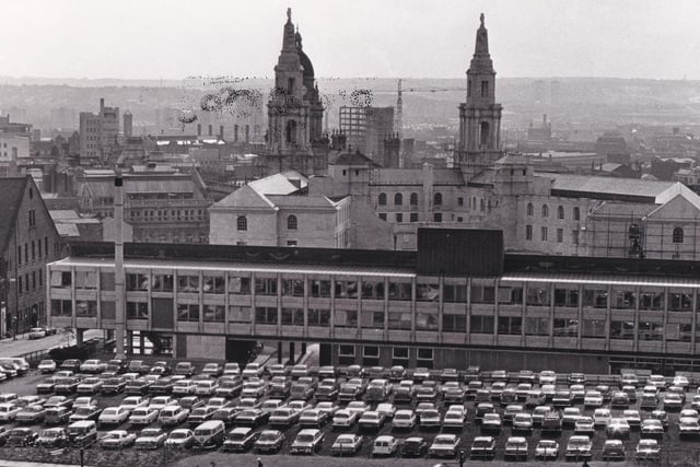 The private car park at Leeds Civic Hall.