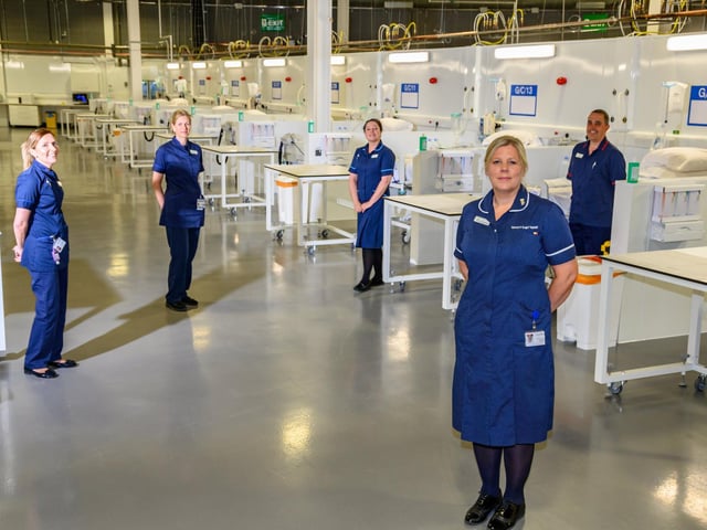 Amazing NHS staff who will help care for those with Covid-19.