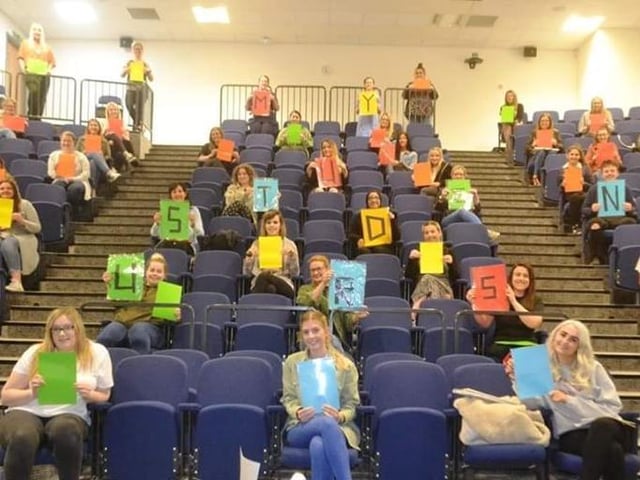 Samantha Louise said: All health heroes in this picture! Third year student nurses signing up to help with the pandemic at Pinderfields.