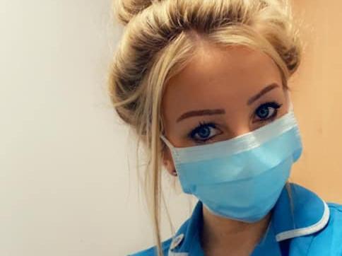 Becky said: My sister Natalie, brave Assistant Practitioner on the acute assessment unit at Pinderfields Hospital.