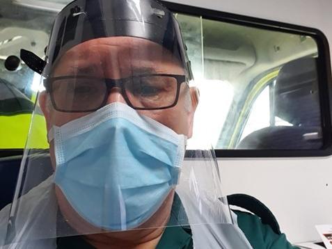Son Andrew said: My Dad works on the ambulances for a private company, exactly like the NHS. He caught the virus, as soon as he was ready to get back to work he went straight back to help people in need.