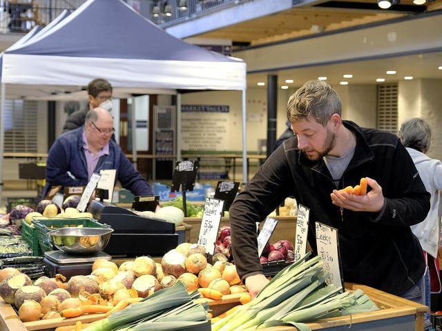 Penny Beniston, Scarborough Borough Council Market Superintendent at Scarborough Market Hall said: "They have a great supply system, with fresh produce coming in daily and we have put additional measures in place to ensure our customers can shop as safely as possible, including a new one-way system and extra cleaning throughout the day."