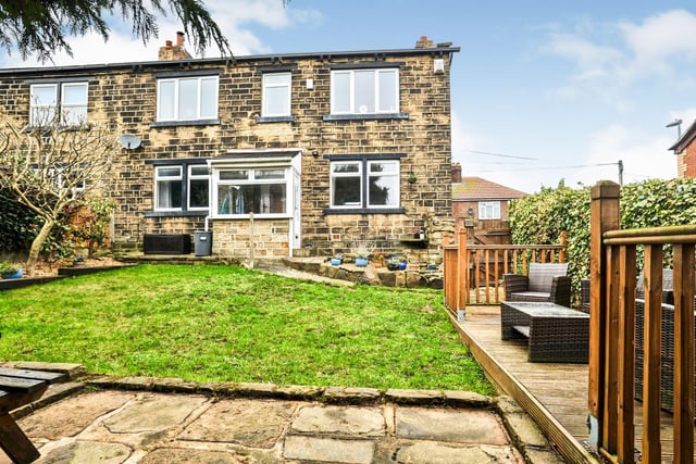 This Valley Road home has three bedrooms and an enclosed rear garden.