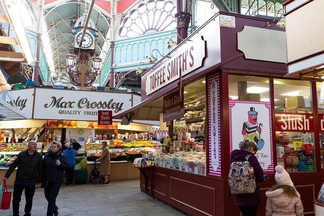 A shining example of Victorian architecture, Halifax Borough Market is home to many local businesses. This indoor market is stunning and so is the wonderful clock that stands proud in the centre.