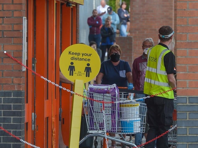 Customers had been able to use click and collect services to purchase goods after hardware stores were included on the government's list of essential retailers.