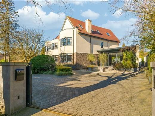 This six bedroom detached house, titled Brackenholm, is within walking distance of Harrogate town centre and literally within a few hundred yards of the Valley Gardens. It is up for sale with Knight Frank for 2,950,000.