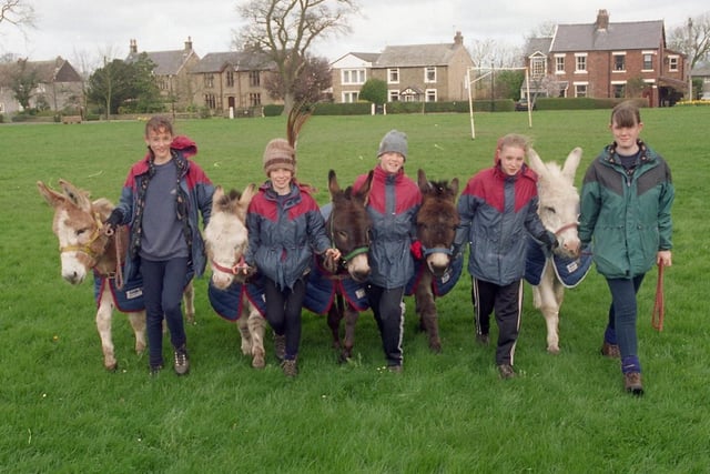 Five animal-loving children were completing the last leg of a coast-to-coast charity walk in Blackpool after covering a staggering 207 miles in just 17 days. The youngsters, all active supporters of the Freshfields Trust, have spent their journey in the company of five donkeys - the well-loved animals which are rescued by the charity