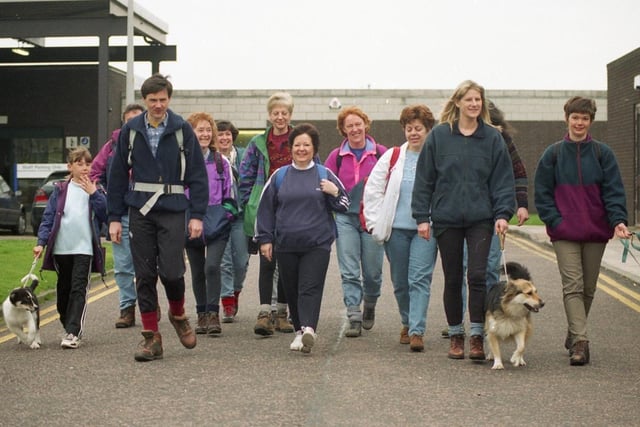 Staff at a Preston unit for adults with mental health problems took part in a mammoth sponsored walk to raise cash to buy extra comforts for their patients. Nurses and doctors at the Avondale Unit at Royal Preston Hospital walked from Preston to Garstang as part of their fun-raising drive
