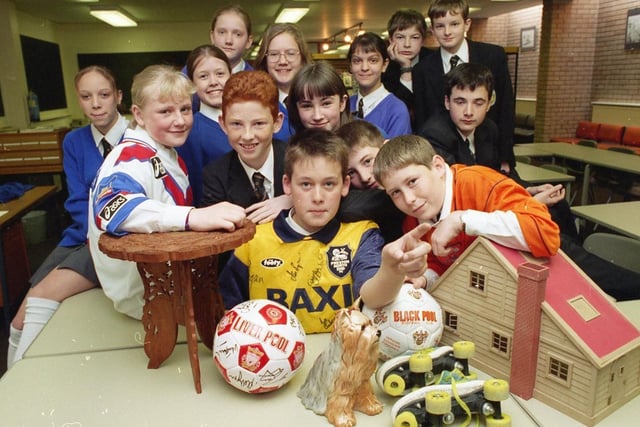 Children are setting up a bumper sale of signed football shirts and other goods in their bid to raise more than 1,000 for Derian House Children's Hospice in Chorley. They have approached their favourite football teams, including Preston North End, Blackpool and Liverpool, to sign shirts and footballs to be auctioned at Priory High School in Penwortham, near Preston