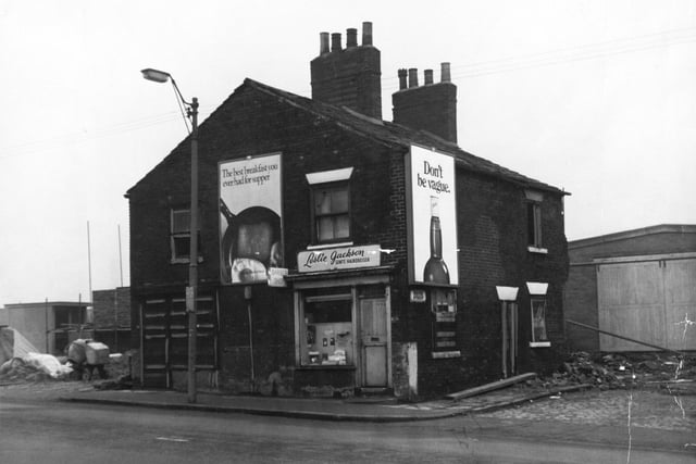 Bosses atRothera and Brereton Ltd. paper merchants were left frustrated. This men's hairdressing business on Arlmey Road was standing in the way. The shop, due for demolition, was partly blocking the warehouse entrance.
