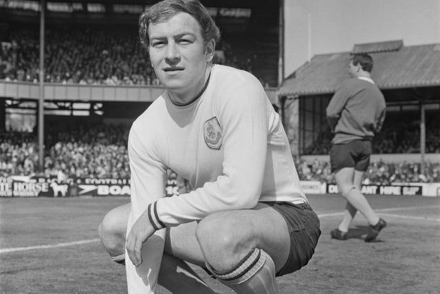 The Luton-born winger scored 26 goals in 216 appearances for the Clarets before moving on to Spurs following the club's relegation from the First Division in 1971. He was capped four times for England and was a member of the initial squad for the 1970 World Cup.