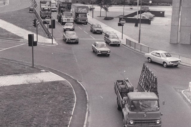 A view of Wellington Street in the mid-1970s.