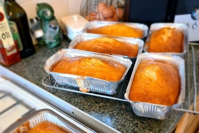 Wendy Rogerson said: "Lemon drizzle cakes made for my self isolating neighbours."