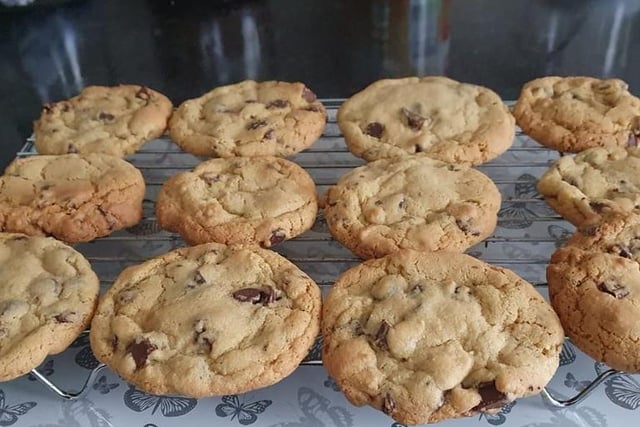 Linda Brennan said: "My two grandchildren Ellie-May and Riley baked these with me."