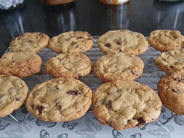Linda Brennan said: "My two grandchildren Ellie-May and Riley baked these with me."