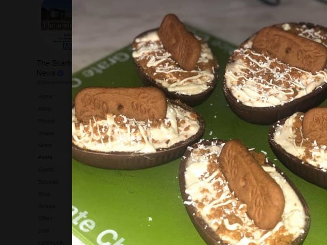 Tori-Jade Dawson made these white chocolate and lotus biscoff cheesteregg!