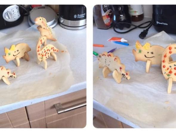 Sonia Fox made these with her six-year-old.