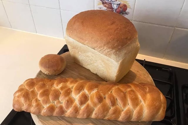 There's nothing like the smell of freshly baked bread. Keith Cooper said: "My efforts last Saturday morning."
