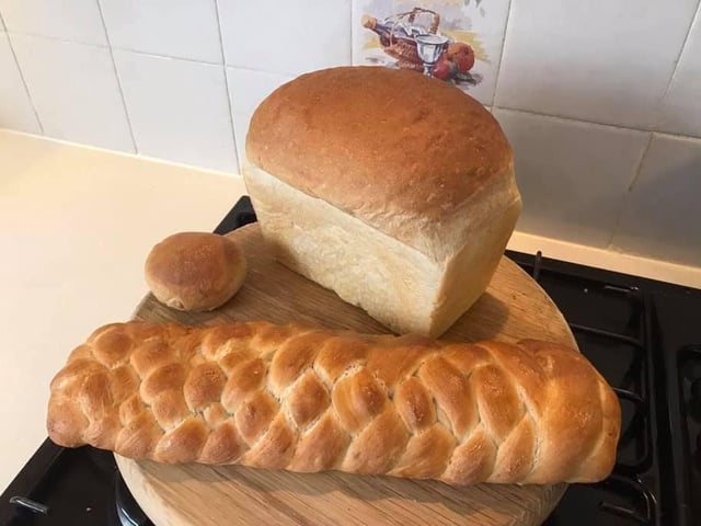 There's nothing like the smell of freshly baked bread. Keith Cooper said: "My efforts last Saturday morning."