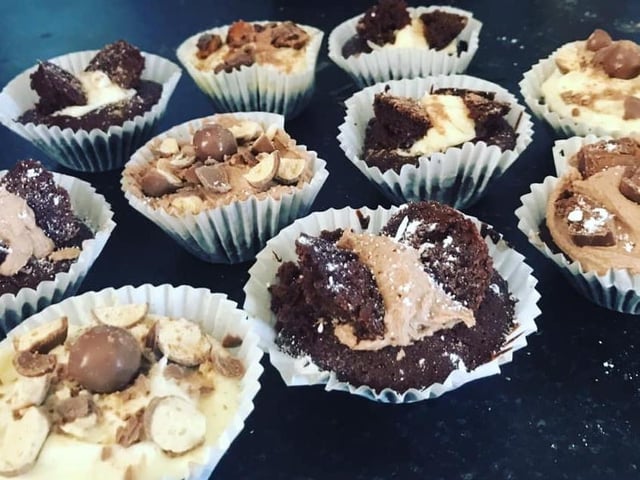 Aeron Gray shared this picture of a cake selection...wonder if there are any left!