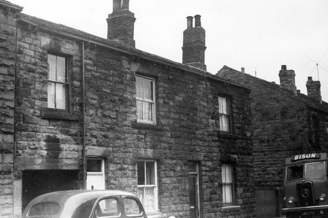 Terraced houses on Scarborough Street, Tingley. Scarborough Street was located in area known as New Scarborough near the Beeston and Batley railway branch line.