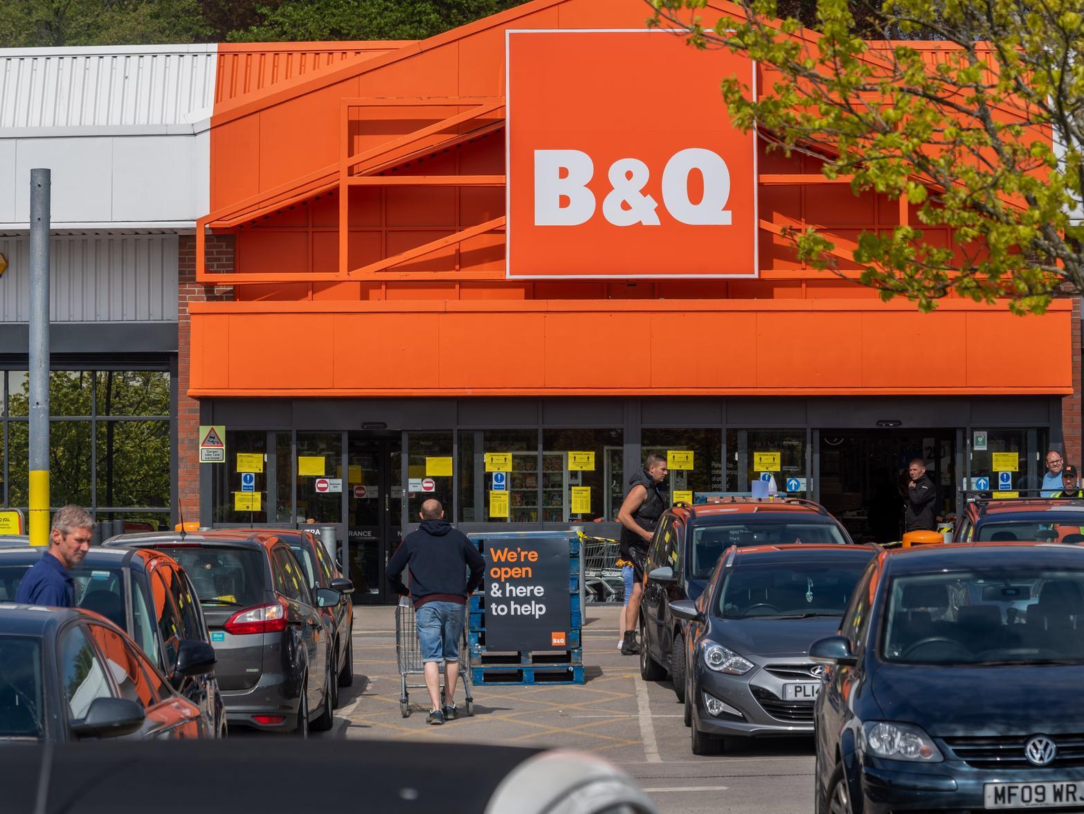 B&Q reopens in Leeds.