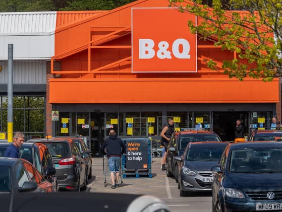 B&Q reopens in Leeds.