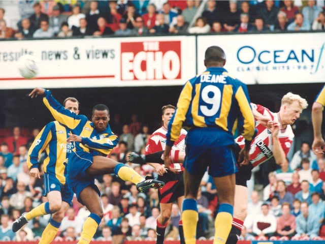 Rod Wallace tried to make a clean contact with the ball during the win at The Dell.