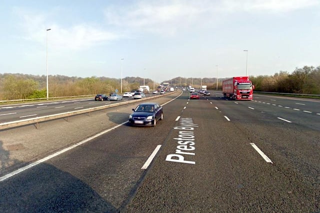 The M6 had 113 accidents causing casualties between 2014 and 2018