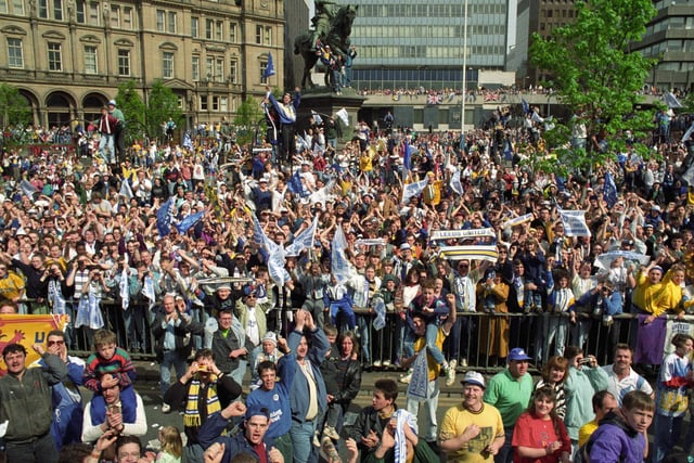 Were you celebrating in City Square that day?