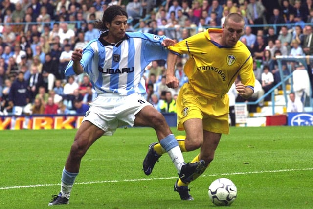 Darren Huckerby signed for Leeds United from Coventry City for a fee of 6.84m