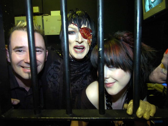 Pictured left to right, Mark Walton, Storm and Laura