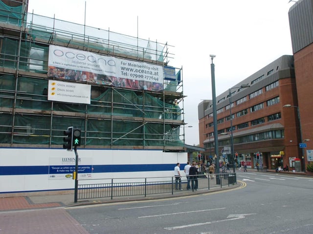 "Superclub" Oceana holds a special place in the hearts of Leeds clubbers.It's pictured here under renovation in 2005.