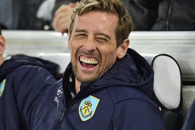 The former England international, capped 42 times for the Three Lions, scored more than 100 Premier League goals and holds the record for the most headed goals in Premier League history. Crouch made six substitute appearances for the Clarets last term.